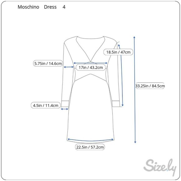 Moschino Cheap and Chic Dress Womens 4 Color Block Sweater Virgin Wool Italy - Picture 7 of 7